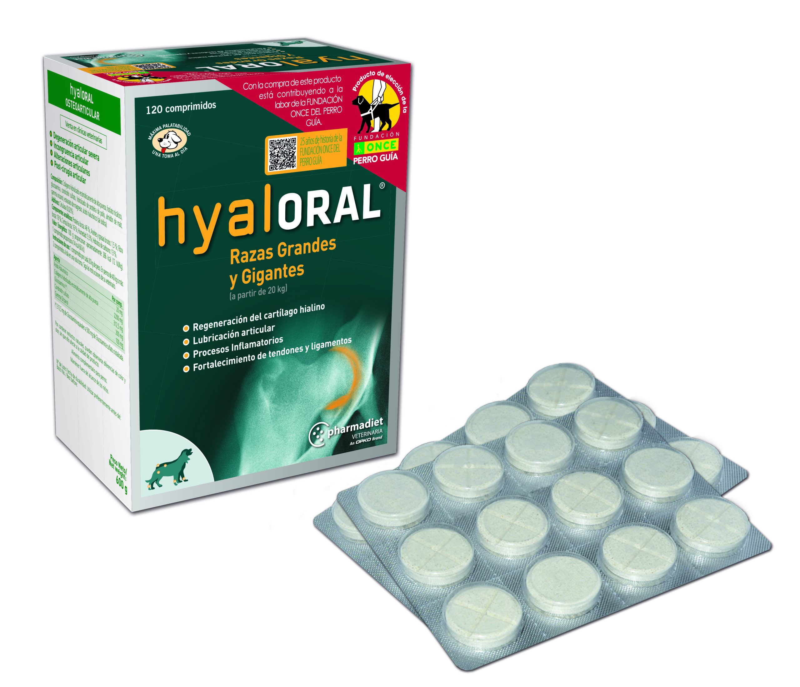 HYALORAL® | Pentru rase de statură mare și foarte mare (120 tablete)