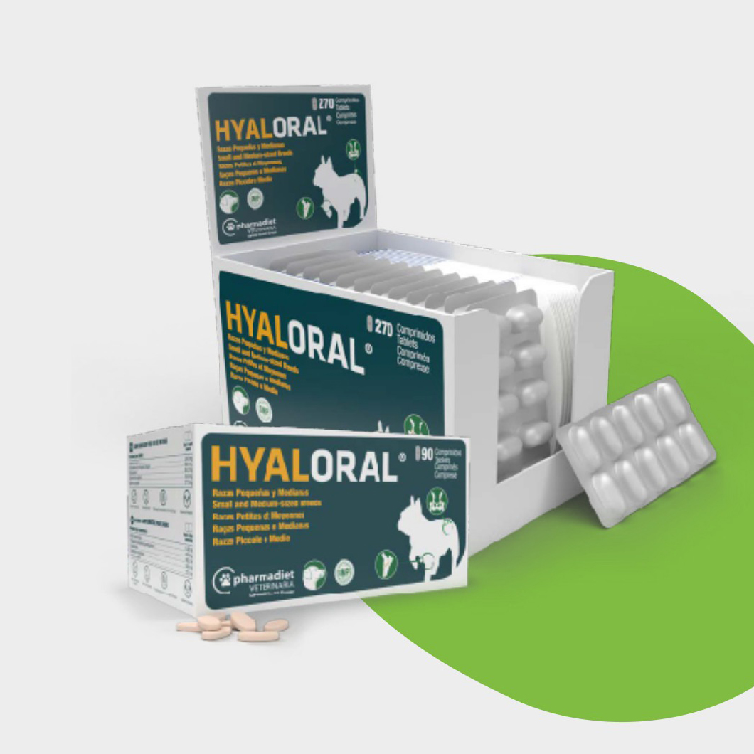 HYALORAL® | Pentru rase de statură mică și medie (90 tablete)