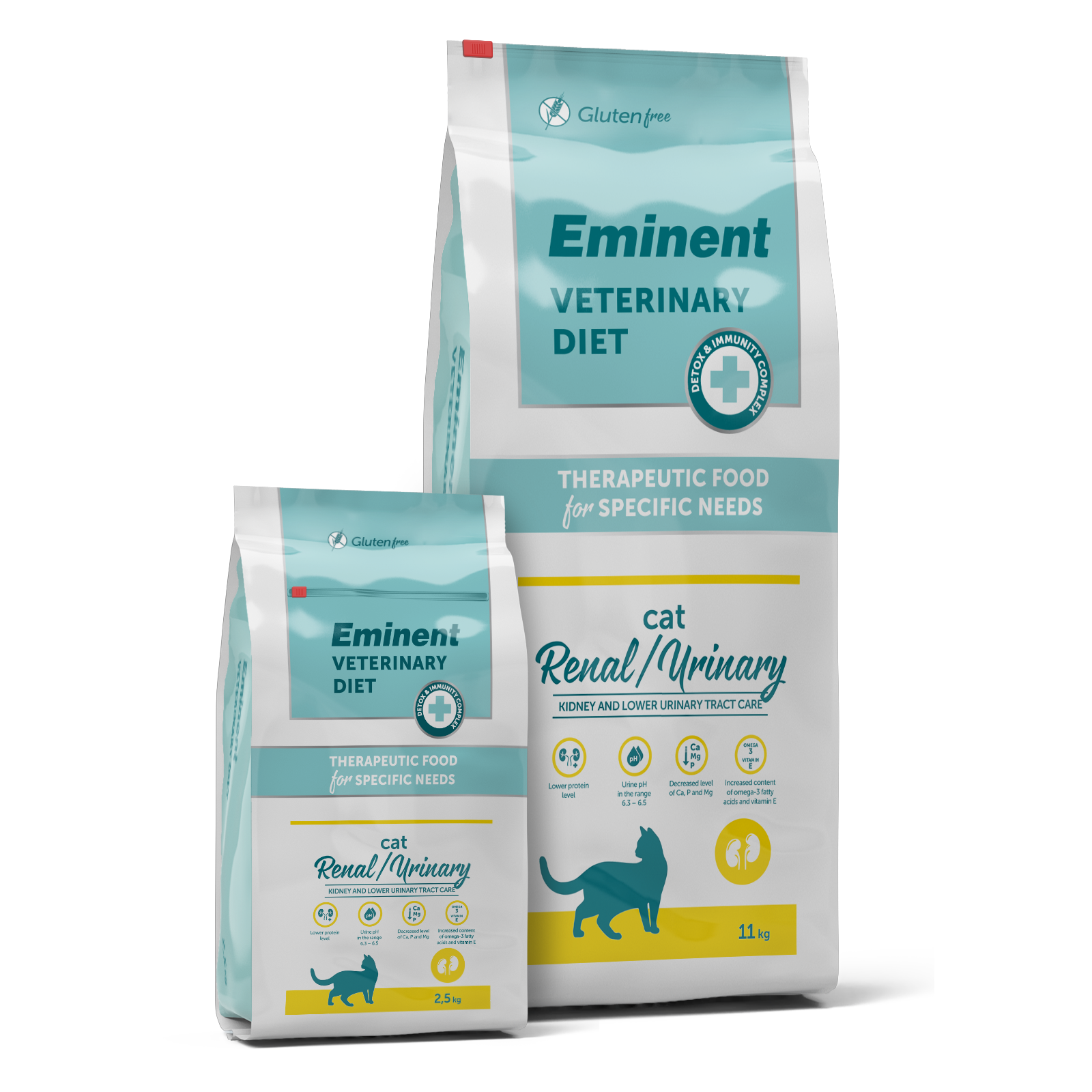 EMINENT VETERINARY DIET CAT | RENAL, URINARY 2,5 kg - imagine 2